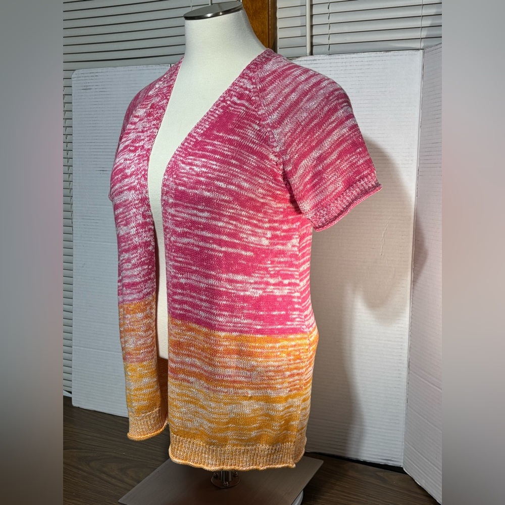 Lane Bryant 14/16 summer sweater cardigan No buttons or pockets 28”L